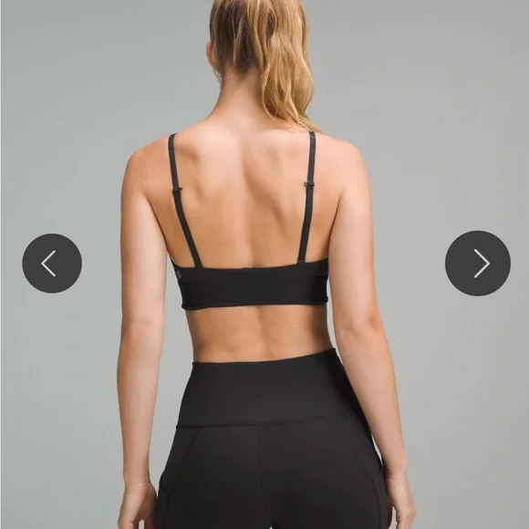 NWT Lululemon Black License to Train Triangle Logo Bra, Black - Picture 2 of 8